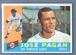 1960 Topps #67 Jose Pagan VG-EX Set Break 1