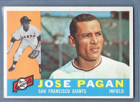 1960 Topps #67 Jose Pagan VG-EX Set Break 1