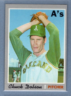 1970 Topps #331 Chuck Dobson  (b) EX-MT  GO750