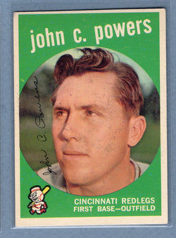 1959 Topps #489 John C. Powers EX-MT  GO186