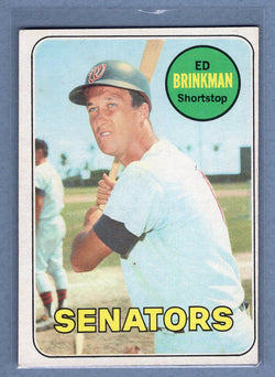 1969 Topps #153 Ed Brinkman (b) EX  GO577