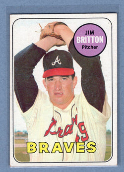 1969 Topps #154 Jim Britton  EX  GO577