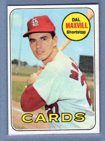 1969 Topps #320 Dal Maxvill (b) EX-MT  GOWABB
