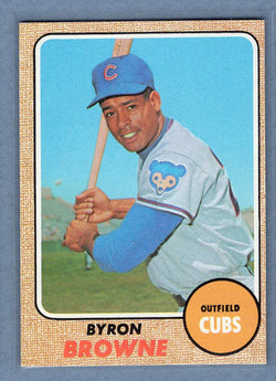 1968 Topps #296 Byron Browne EX-MT  GO545
