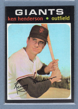 1971 Topps #155 Ken Henderson  (b) EX-MT  GO775