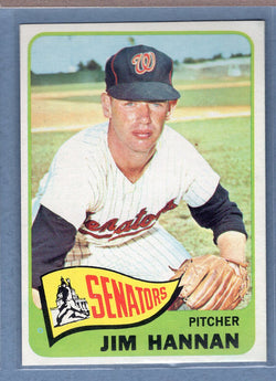 1965 Topps #394 Jim Hannan EX-MT  GO522