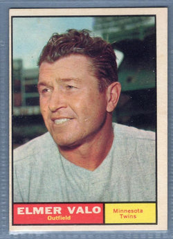 1961 Topps #186 Elmer Valo VG-EX   GO417