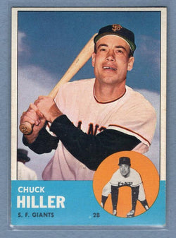 1963 Topps #185 Chuck Hiller EX   GO148