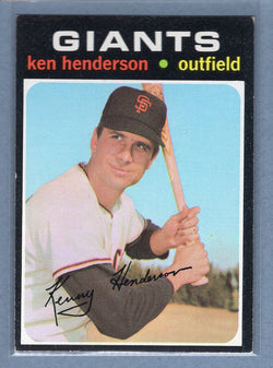 1971 Topps #155 Ken Henderson  (c) EX-MT  GO775