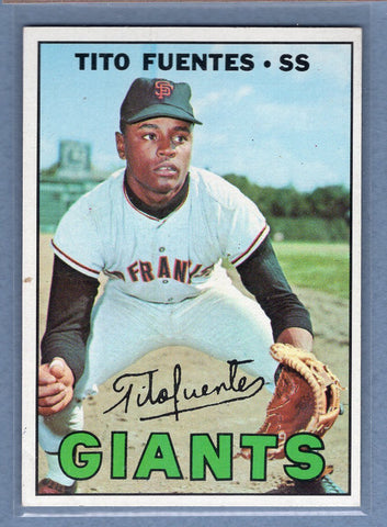 1967 Topps #177 Tito Fuentes EX-MT  GO308