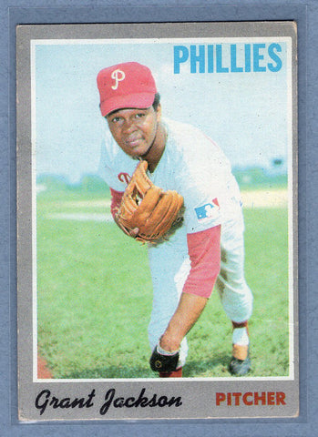1970 Topps #6 Grant Jackson  VG  GO695