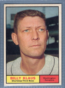 1961 Topps #187 Billy Klaus(a) EX   GO417